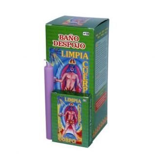 Baño Caja 250ML Limpia Cuerpo con Vela